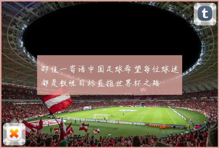 邵佳一寄语中国足球希望每位球迷都是教练目标直指世界杯之路