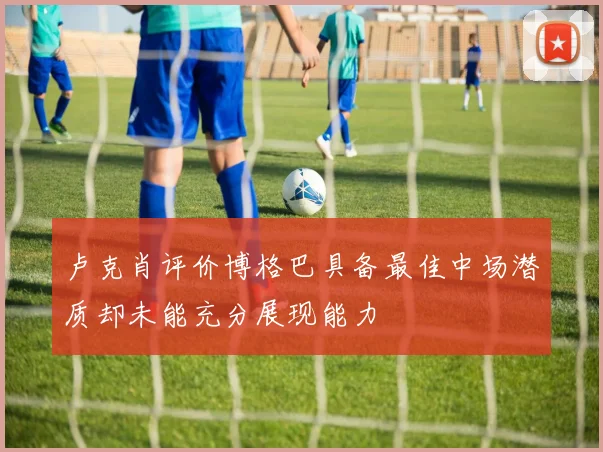 卢克肖评价博格巴具备最佳中场潜质却未能充分展现能力